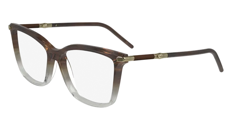 LONGCHAMP Donna LO2726 210 Montature da vista Acetato Marrone  Cat Eye Normale Normale