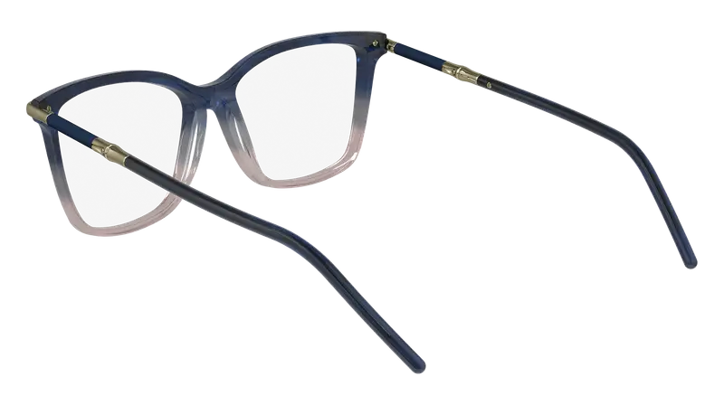 LONGCHAMP Donna LO2726 435 Montature da vista Acetato Blu Cat Eye Normale Normale miniatura 2