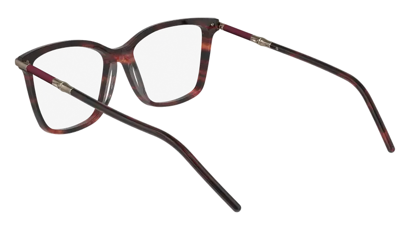 LONGCHAMP Donna LO2726 602 Montature da vista Acetato Rosso Cat Eye Normale Normale miniatura 2