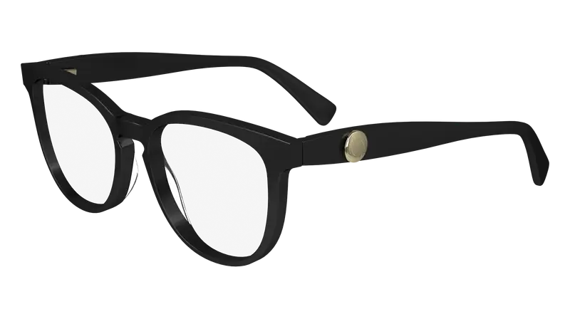 LONGCHAMP Donna LO2729 001 Montature da vista Acetato Nero  Geometrica Normale Normale