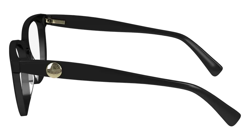 LONGCHAMP Donna LO2729 001 Montature da vista Acetato Nero Geometrica Normale Normale miniatura 3