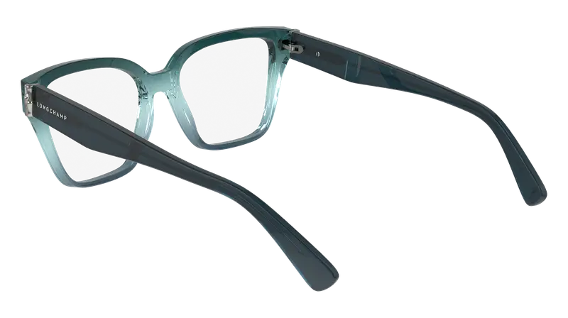 LONGCHAMP Donna LO2733 430 Montature da vista Acetato Petrolio Squadrata Normale Normale miniatura 2