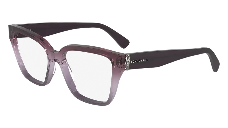 LONGCHAMP Donna LO2733 500 Montature da vista Acetato Viola  Squadrata Normale Normale