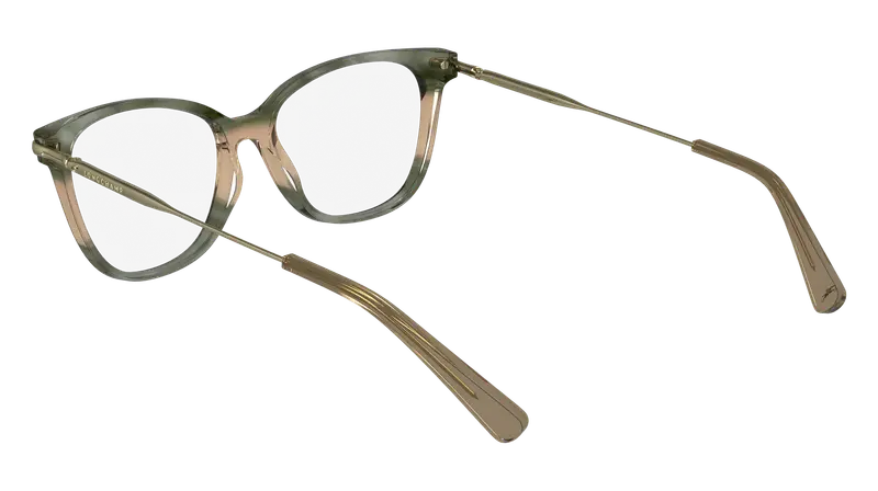 LONGCHAMP Donna LO2735 308 Montature da vista Acetato Verde Cat Eye Normale Normale miniatura 2