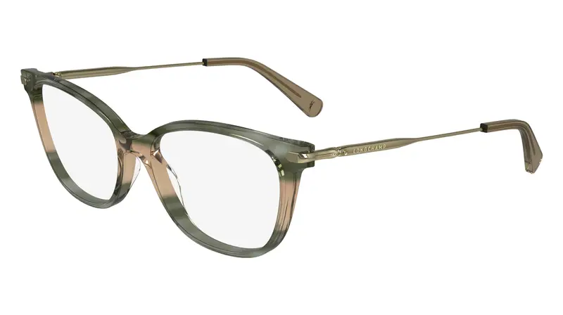 Donna LO2735 308 Montature da vista Acetato Verde Cat Eye Normale Normale