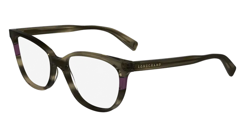 LONGCHAMP Donna LO2739 211 Montature da vista Acetato Marrone  Squadrata Normale Normale