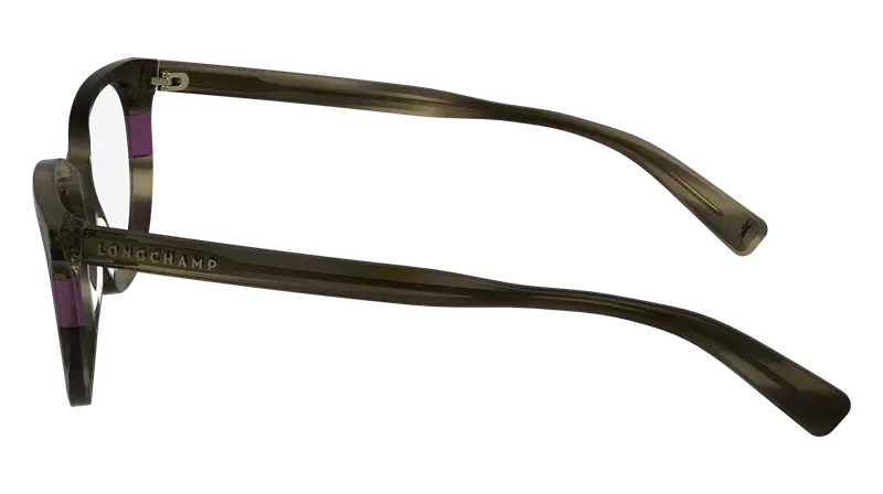 LONGCHAMP Donna LO2739 211 Montature da vista Acetato Marrone Squadrata Normale Normale miniatura 3