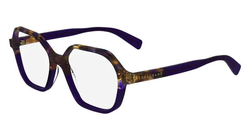 LONGCHAMP Donna LO2740 505 Montature da vista Acetato Viola  Squadrata Normale Normale