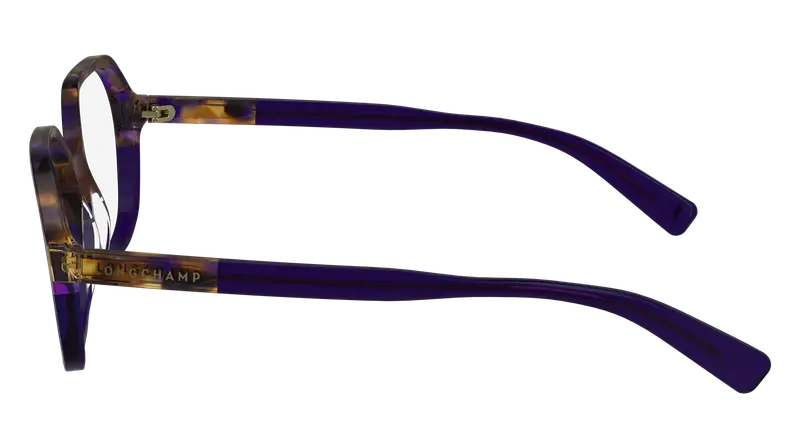 LONGCHAMP Donna LO2740 505 Montature da vista Acetato Viola Squadrata Normale Normale miniatura 3