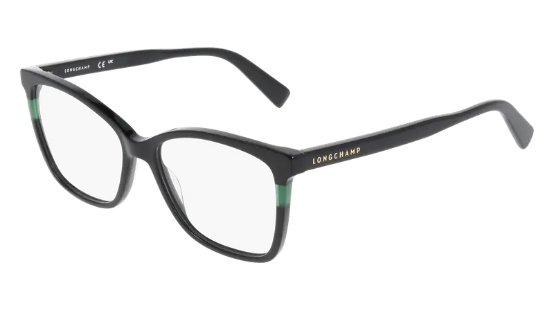 LONGCHAMP Donna LO2741 001 Montature da vista Acetato Nero  Squadrata Normale