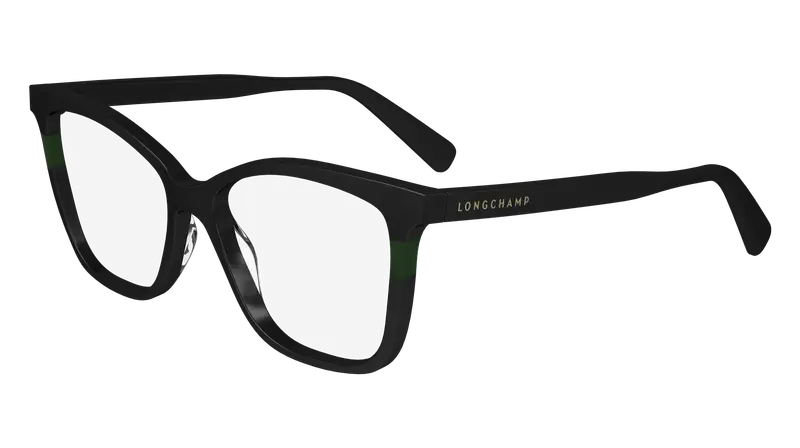 LONGCHAMP Donna LO2741 001 Montature da vista Acetato Nero  Squadrata Normale Normale