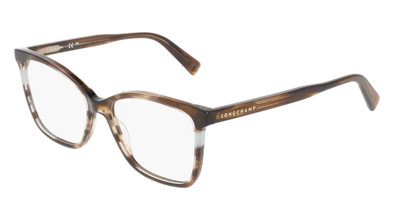 LONGCHAMP Donna LO2741 211 Montature da vista Acetato Marrone  Squadrata Normale