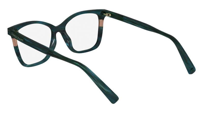 LONGCHAMP Donna LO2741 308 Montature da vista Acetato Verde Squadrata Normale Normale miniatura 2