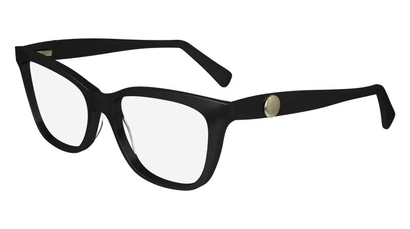 LONGCHAMP Donna LO2744 001 Montature da vista Acetato Nero  Squadrata Normale Normale