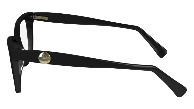 LONGCHAMP Donna LO2744 001 Montature da vista Acetato Nero Squadrata Normale Normale miniatura 3