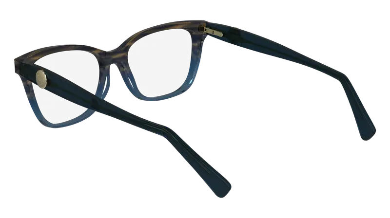 LONGCHAMP Donna LO2744 406 Montature da vista Acetato Blu Squadrata Normale Normale miniatura 2