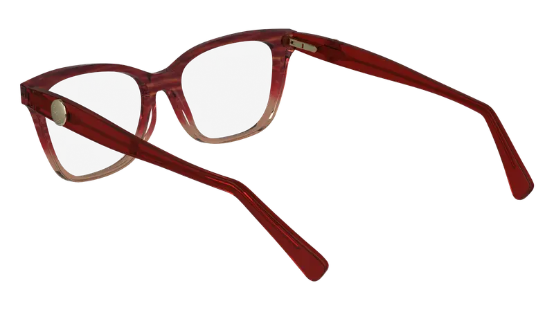 LONGCHAMP Donna LO2744 606 Montature da vista Acetato Rosso Squadrata Normale Normale miniatura 2