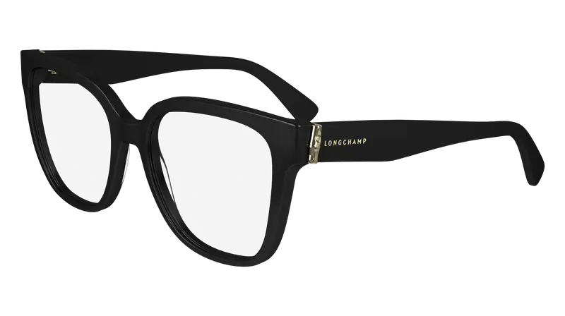 LONGCHAMP Donna LO2745 001 Montature da vista Acetato Nero  Squadrata Normale Normale