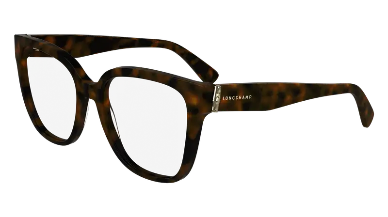 LONGCHAMP Donna LO2745 242 Montature da vista Acetato Havana  Squadrata Normale Normale