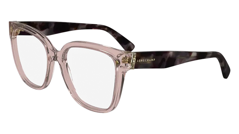 LONGCHAMP Donna LO2745 690 Montature da vista Acetato Rosa  Squadrata Normale Normale