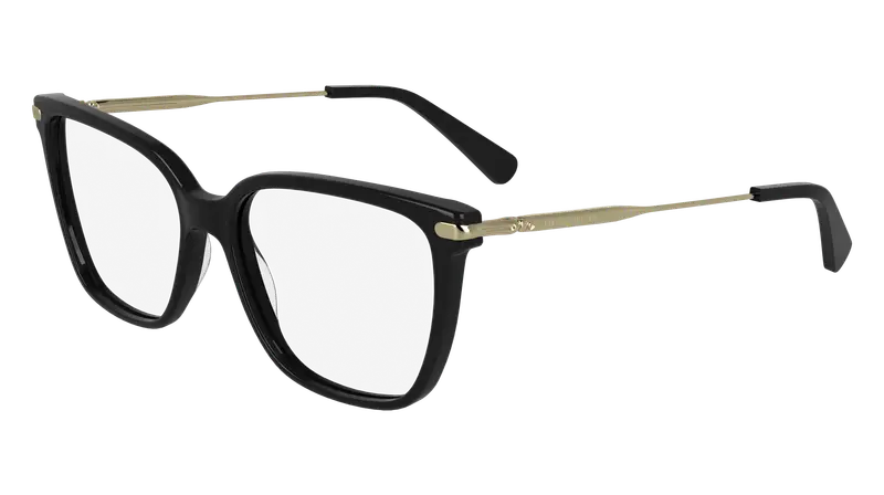 LONGCHAMP Donna LO2751 001 Montature da vista Acetato Nero  Squadrata Normale