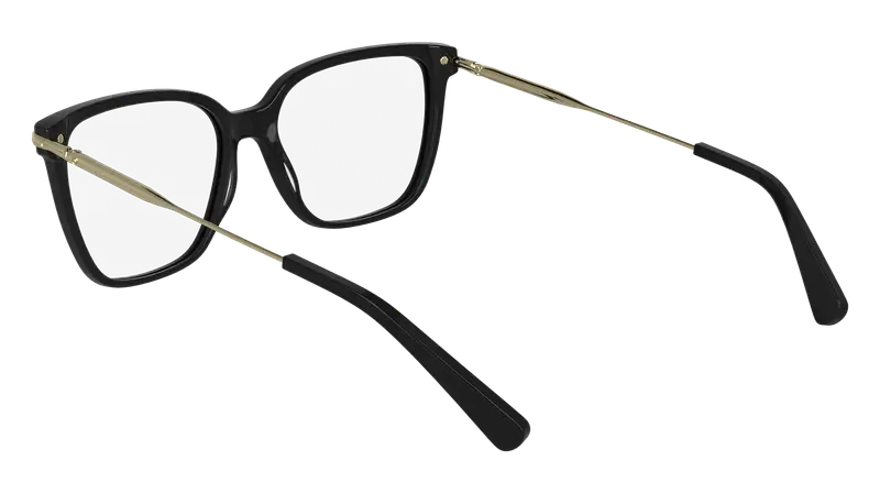 LONGCHAMP Donna LO2751 001 Montature da vista Acetato Nero Squadrata Normale miniatura 3