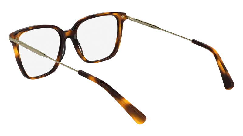 LONGCHAMP Donna LO2751 230 Montature da vista Acetato Havana Squadrata Normale miniatura 3