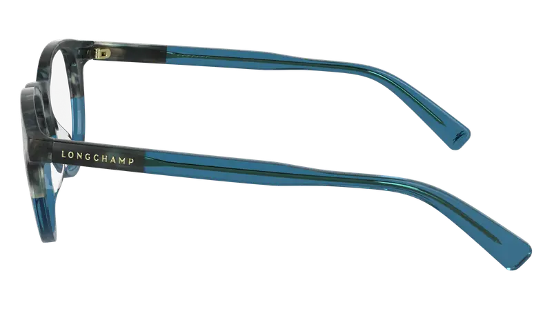 LONGCHAMP Donna LO2752 408 Montature da vista Acetato Blu Geometrica Normale miniatura 2