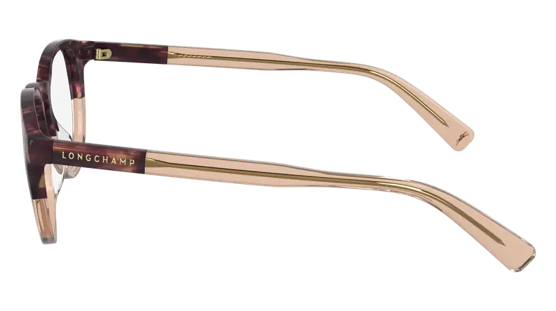 LONGCHAMP Donna LO2752 608 Montature da vista Acetato Rosso Geometrica Normale miniatura 2