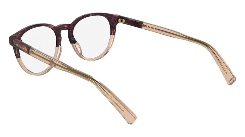 LONGCHAMP Donna LO2752 608 Montature da vista Acetato Rosso Geometrica Normale miniatura 3