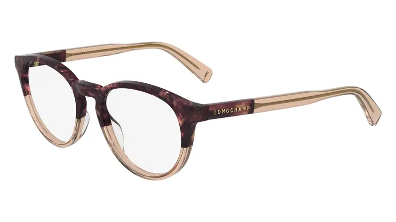 Donna LO2752 608 Montature da vista Acetato Rosso Geometrica Normale