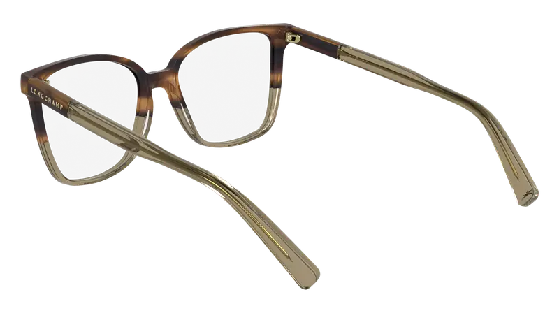 LONGCHAMP Donna LO2753 212 Montature da vista Acetato Marrone Farfalla Normale miniatura 3