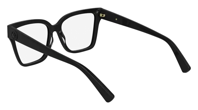 LONGCHAMP Donna LO2754 001 Montature da vista Acetato Nero Squadrata Normale miniatura 3