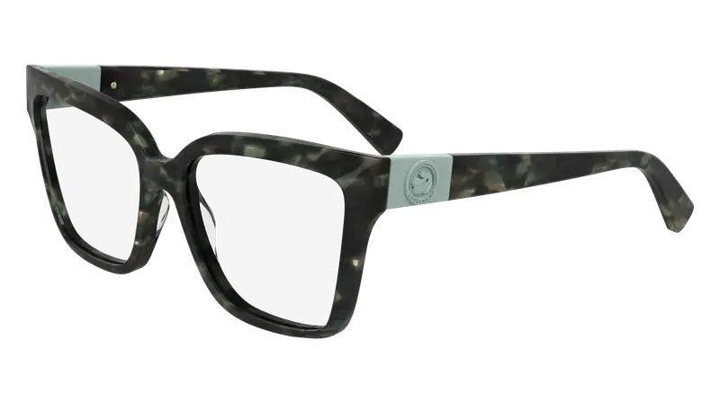 LONGCHAMP Donna LO2754 306 Montature da vista Acetato Verde  Squadrata Normale