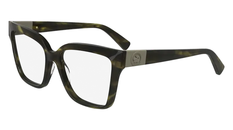 LONGCHAMP Donna LO2754 308 Montature da vista Acetato Verde  Squadrata Normale