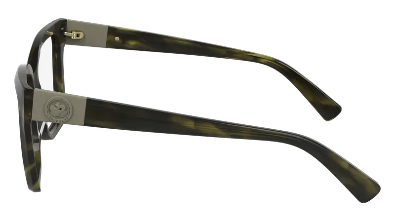 LONGCHAMP Donna LO2754 308 Montature da vista Acetato Verde Squadrata Normale miniatura 2