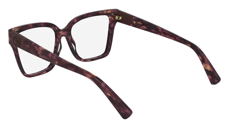 LONGCHAMP Donna LO2754 606 Montature da vista Acetato Rosso Squadrata Normale miniatura 3