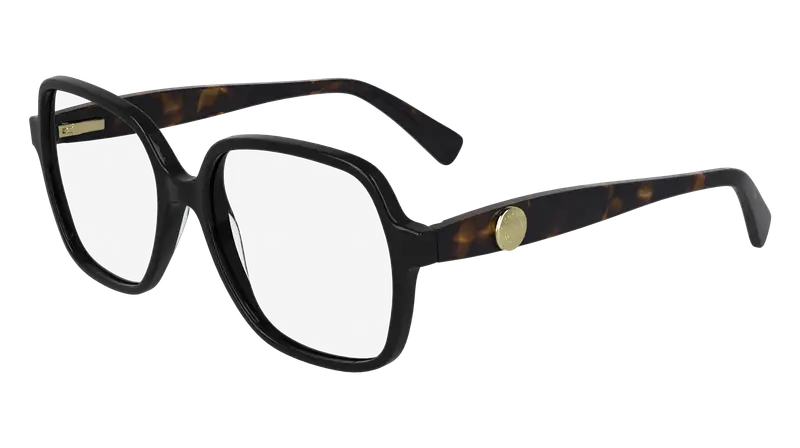 LONGCHAMP Donna LO2757 001 Montature da vista Acetato Nero  Squadrata Normale