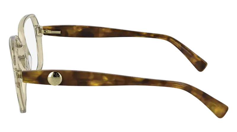 LONGCHAMP Donna LO2757 250 Montature da vista Acetato Beige Squadrata Normale miniatura 2