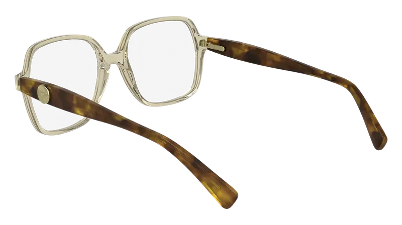 LONGCHAMP Donna LO2757 250 Montature da vista Acetato Beige Squadrata Normale miniatura 3