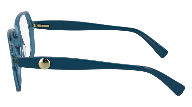 LONGCHAMP Donna LO2757 400 Montature da vista Acetato Blu Squadrata Normale miniatura 2