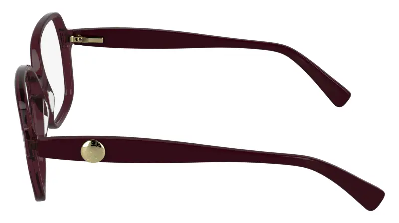 Donna LO2757 601 Montature da vista Acetato Bordeaux Squadrata Normale miniatura 3