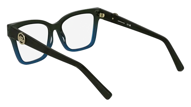 LONGCHAMP Donna LO2761 316 Montature da vista Acetato Farfalla Normale miniatura 3