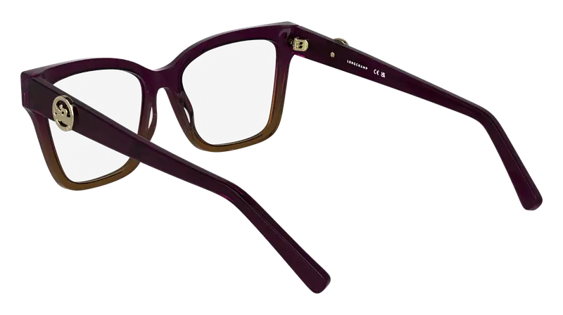 LONGCHAMP Donna LO2761 508 Montature da vista Acetato Farfalla Normale miniatura 3