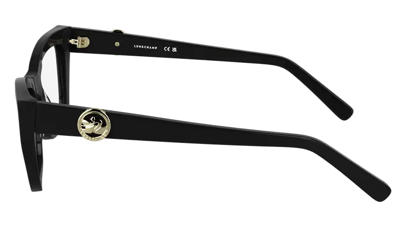 LONGCHAMP Donna LO2762 001 Montature da vista Acetato Nero Squadrata Normale miniatura 2