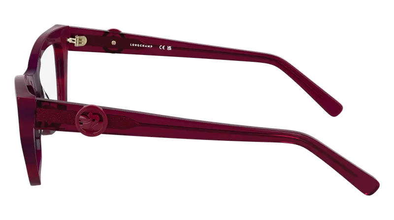 LONGCHAMP Donna LO2762 602 Montature da vista Acetato Rosso Squadrata Normale miniatura 2