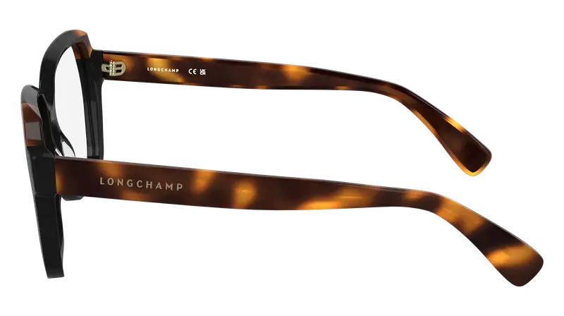 LONGCHAMP Donna LO2763 011 Montature da vista Acetato Nero Squadrata Normale miniatura 2