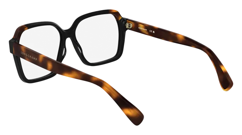 LONGCHAMP Donna LO2763 011 Montature da vista Acetato Nero Squadrata Normale miniatura 3