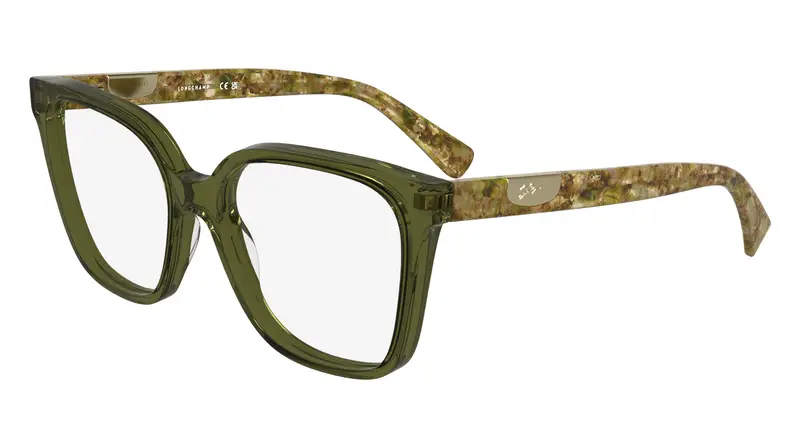 Donna LO2765 319 Montature da vista Acetato Verde Squadrata Normale