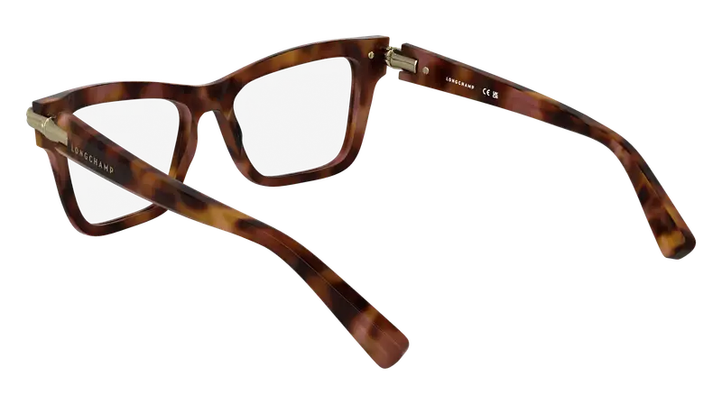 LONGCHAMP Donna LO2766 690 Montature da vista Acetato Havana Cat Eye Normale miniatura 3